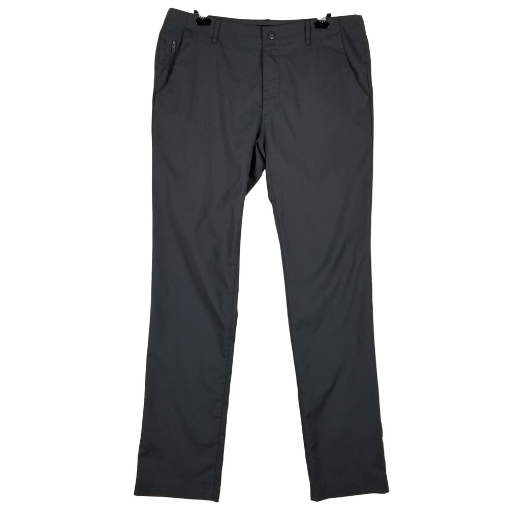 Betabrand Performance Pants Mens 36x36 Grey Stretch Techwear Trousers 0870-GY